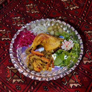 مرغ سرخ شده